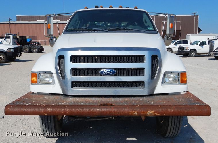 image for item DH3567 2012 Ford F750 Super Duty flatbed winch truck