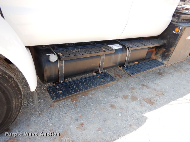 image for item DH3567 2012 Ford F750 Super Duty flatbed winch truck