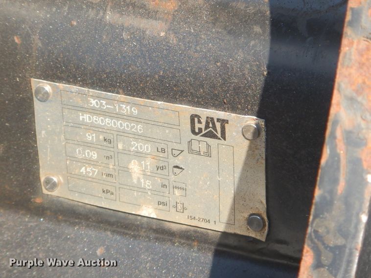 image for item FC9915 2014 Caterpillar 303.5E mini excavator