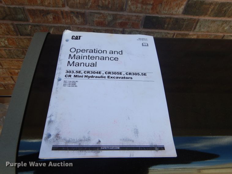 image for item FC9915 2014 Caterpillar 303.5E mini excavator