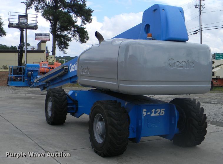 image for item G1935 2002 Genie S-125 boom lift