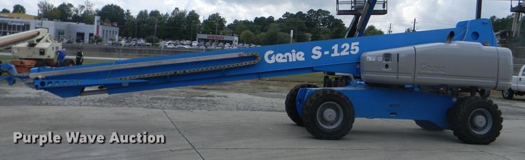 image for item G1935 2002 Genie S-125 boom lift