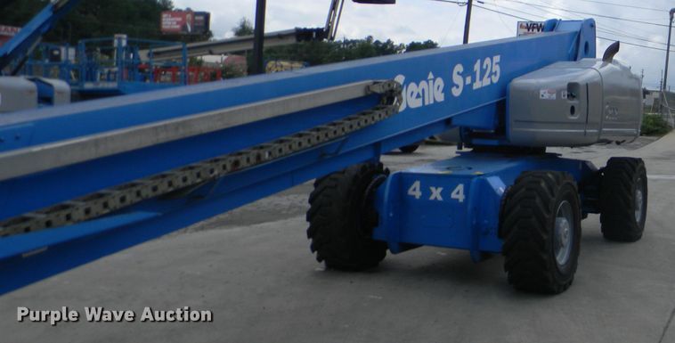 image for item G1935 2002 Genie S-125 boom lift