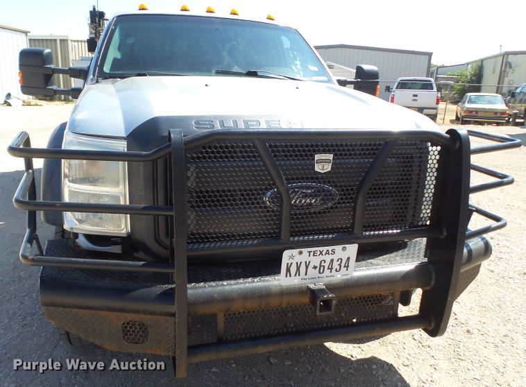 image for item GC9013 2013 Ford F450 Super Duty SuperCab utility truck with crane