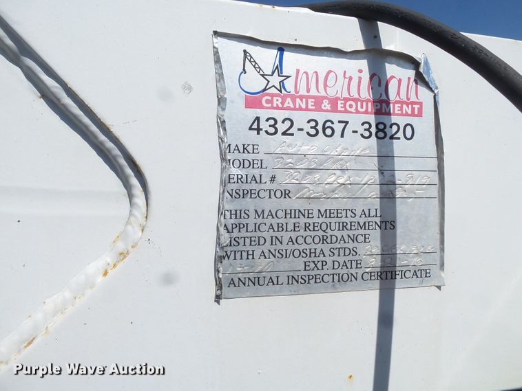 image for item GC9013 2013 Ford F450 Super Duty SuperCab utility truck with crane