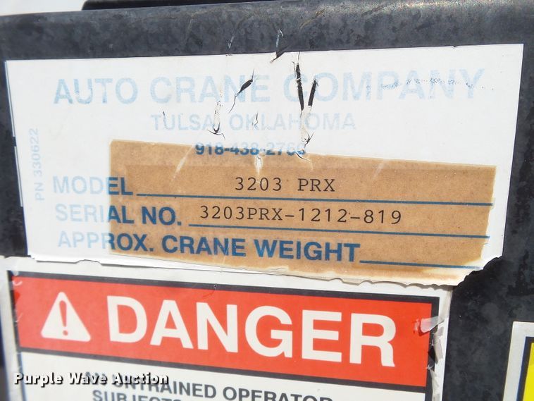 image for item GC9013 2013 Ford F450 Super Duty SuperCab utility truck with crane