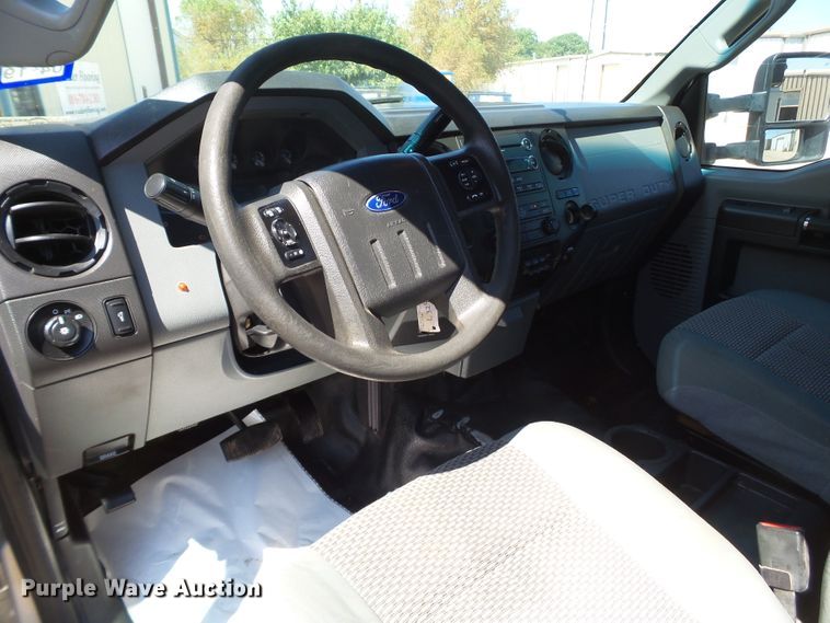 image for item GC9013 2013 Ford F450 Super Duty SuperCab utility truck with crane