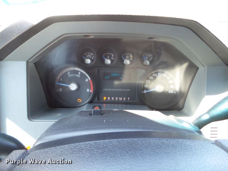 image for item GC9013 2013 Ford F450 Super Duty SuperCab utility truck with crane