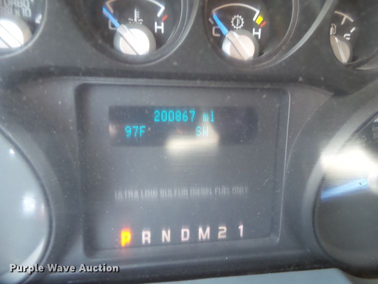 image for item GC9013 2013 Ford F450 Super Duty SuperCab utility truck with crane