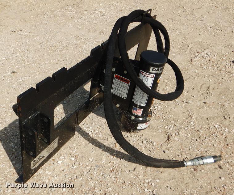 image for item GH9596 Danuser T3 skid steer post driver