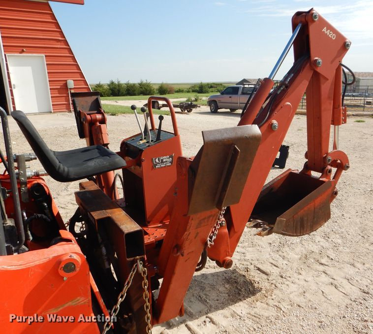 Ditch Witch A420 backhoe attachment in Ellis, KS Item GH9598 sold