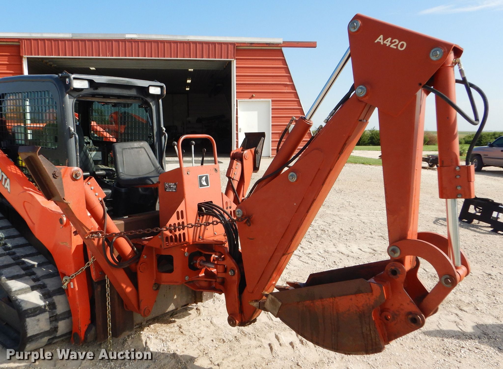 Ditch Witch A420 backhoe attachment in Ellis, KS Item GH9598 sold