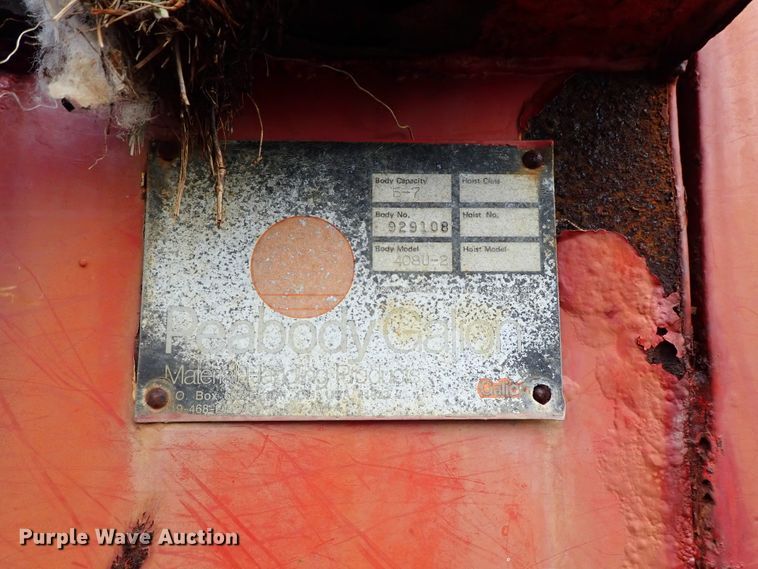 image for item DE1032 1990 GMC C7000 dump truck