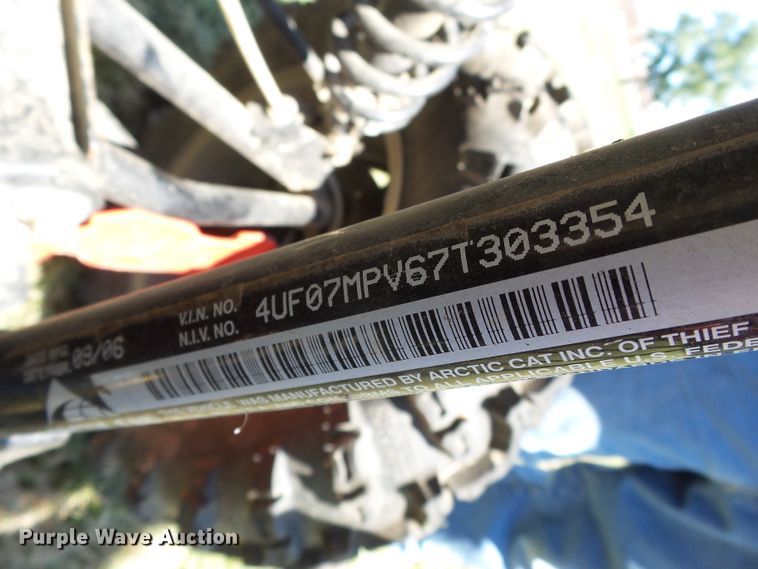 image for item DE7962 2007 Artic Cat Prowler 605H1 utility vehicle