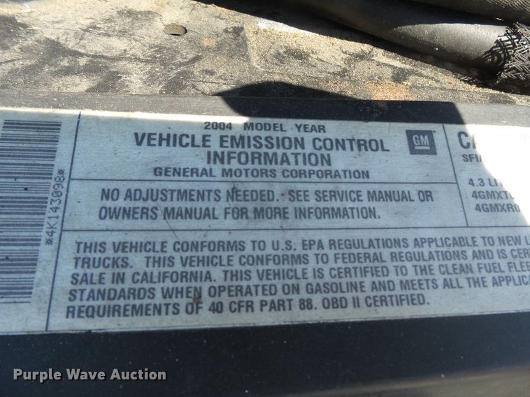 image for item DE7963 2004 Chevrolet Blazer SUV