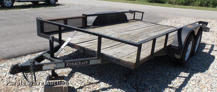 image for item DE7964 2011 Rivercraft utility trailer