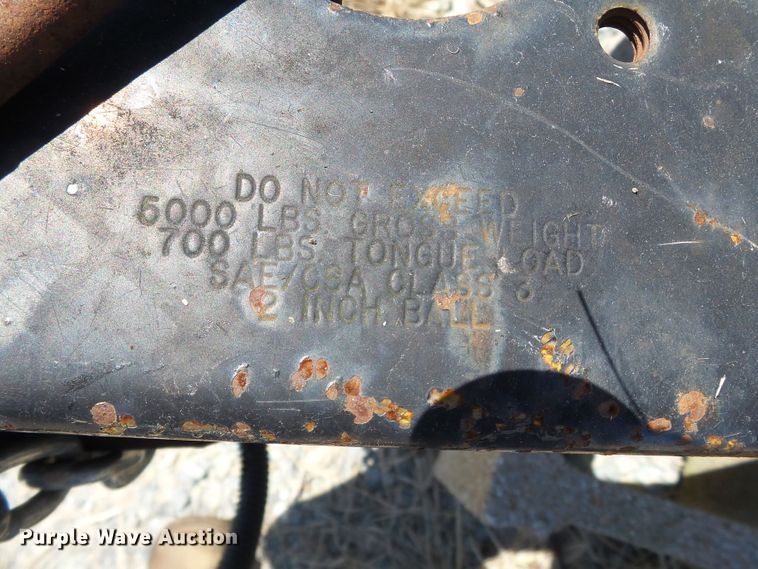 image for item DE7964 2011 Rivercraft utility trailer