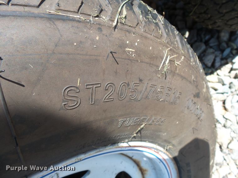 image for item DE7964 2011 Rivercraft utility trailer