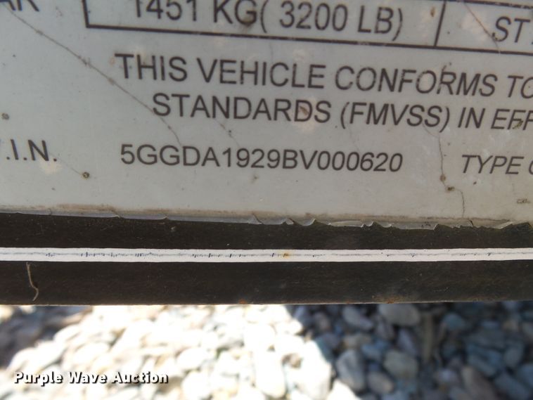 image for item DE7964 2011 Rivercraft utility trailer