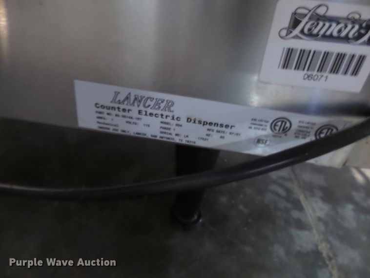 image for item DE7976 Lancer 504 drink dispenser