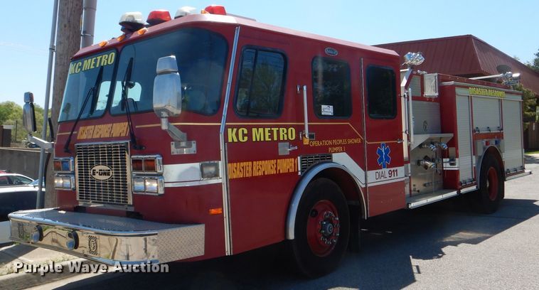 image for item DG1026 1996 E-one fire truck