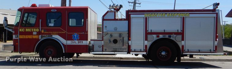 image for item DG1026 1996 E-one fire truck