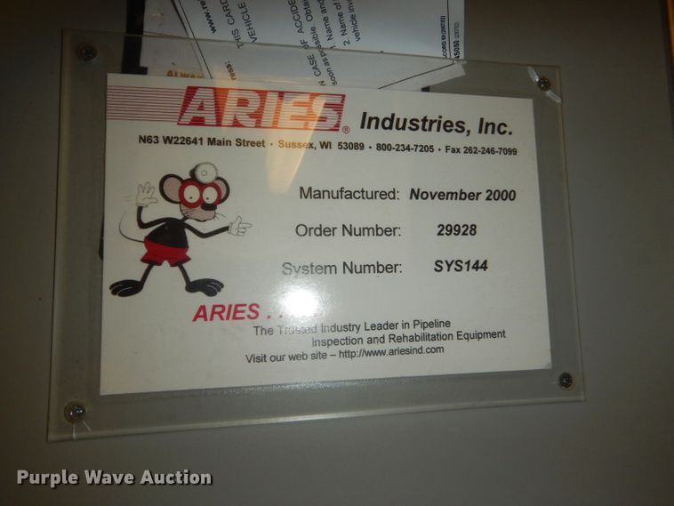 image for item DG4853 2001 Interstate sewer camera system trailer