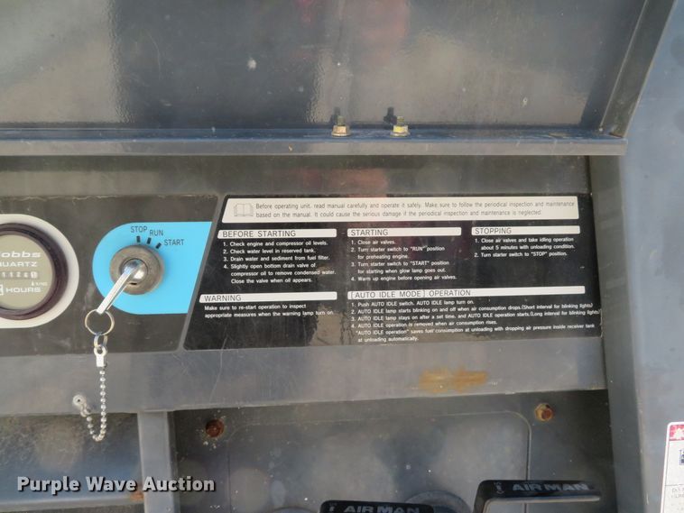 image for item DH1573 2009 Airman PDS185S air compressor