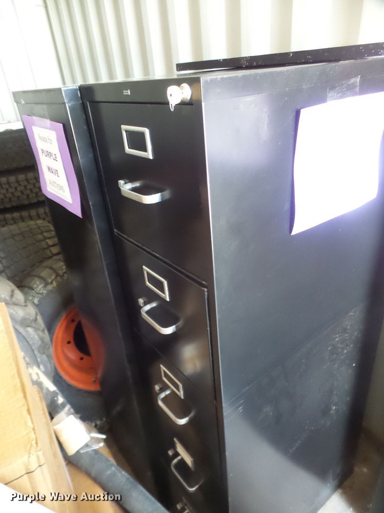 image for item FB9278 (4) four drawer filing cabinets