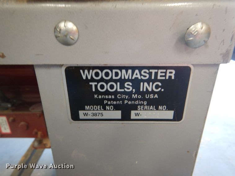 image for item FG9774 Woodsmaster Tool W-3875 drum sander