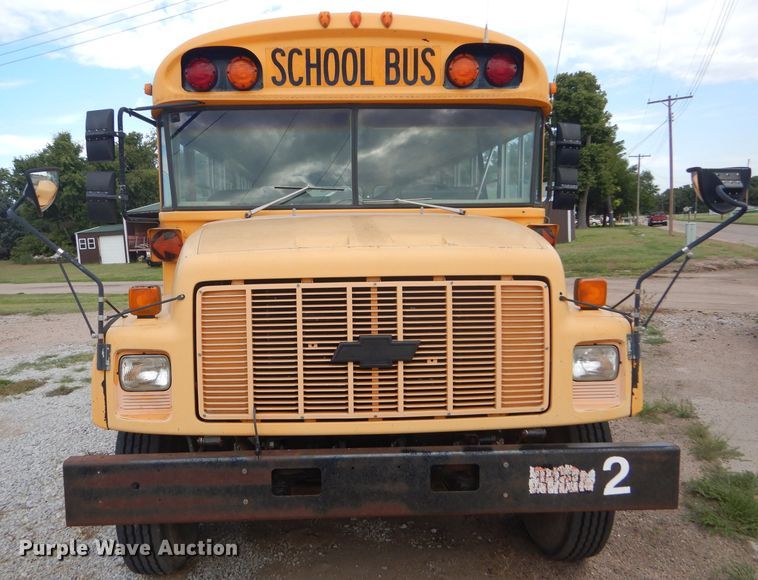 image for item FG9814 1994 Chevrolet Blue Bird school bus