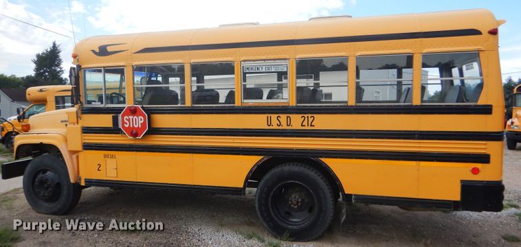 image for item FG9814 1994 Chevrolet Blue Bird school bus