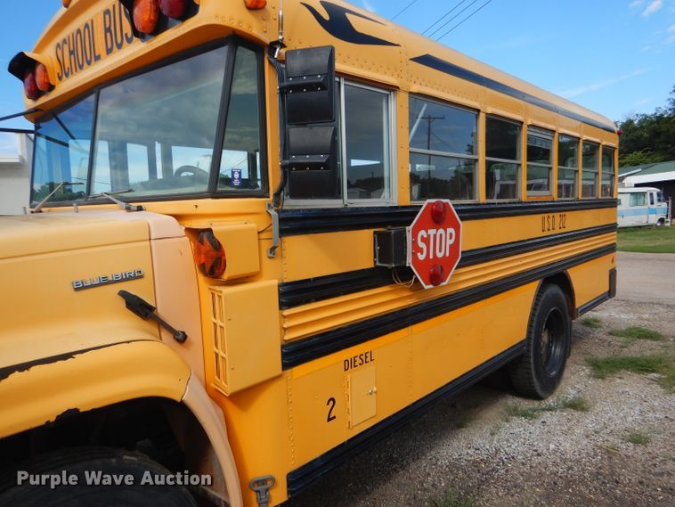 image for item FG9814 1994 Chevrolet Blue Bird school bus