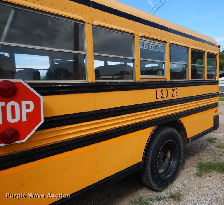 image for item FG9814 1994 Chevrolet Blue Bird school bus