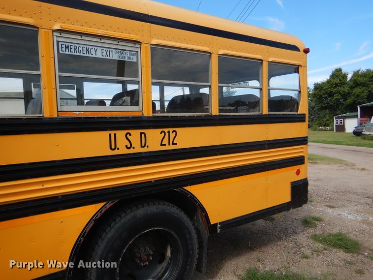 image for item FG9814 1994 Chevrolet Blue Bird school bus