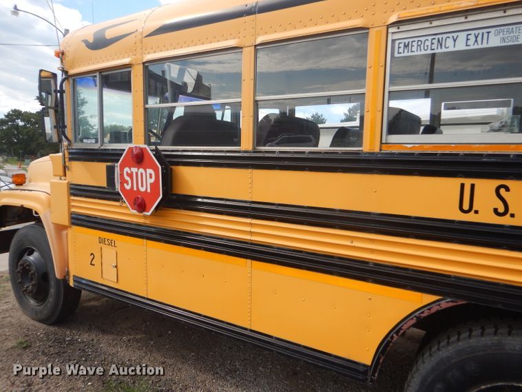 image for item FG9814 1994 Chevrolet Blue Bird school bus