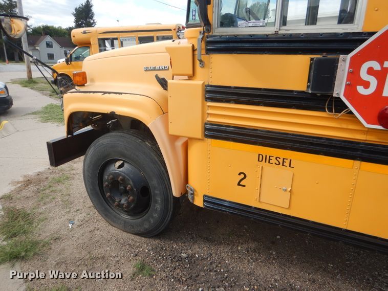 image for item FG9814 1994 Chevrolet Blue Bird school bus