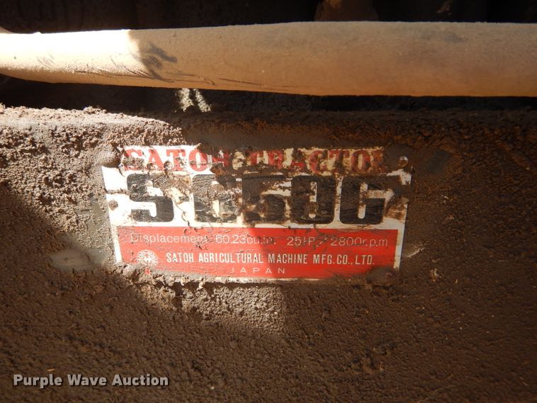 image for item FG9816 Satoh S-650G tractor