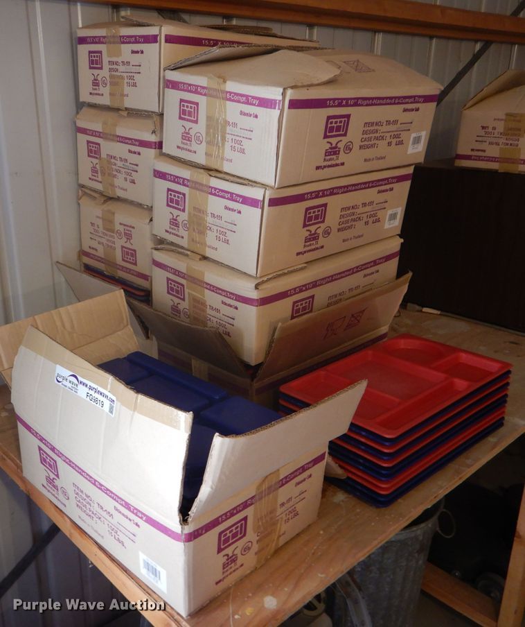 image for item FG9819 Approximately 120 cafeteria trays