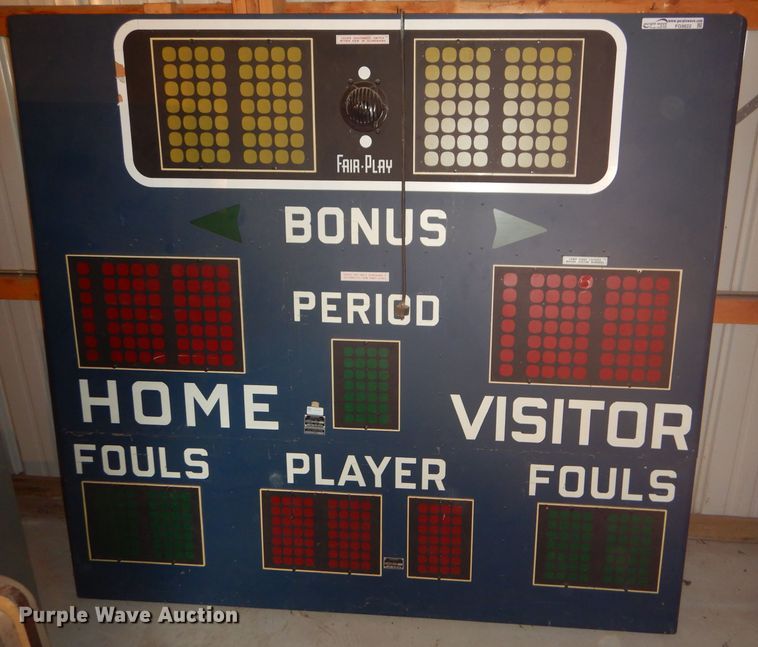 image for item FG9822 Fair Play BB-6200 basketball score board