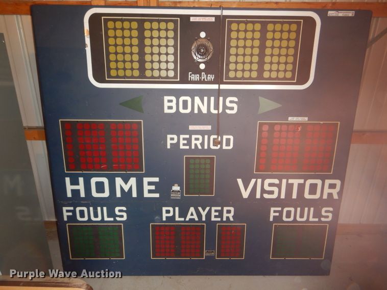 image for item FG9822 Fair Play BB-6200 basketball score board