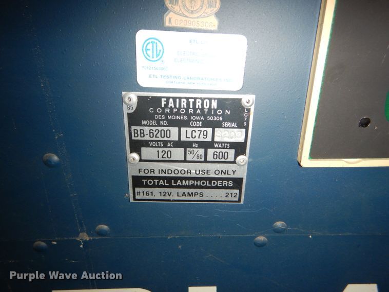 image for item FG9822 Fair Play BB-6200 basketball score board