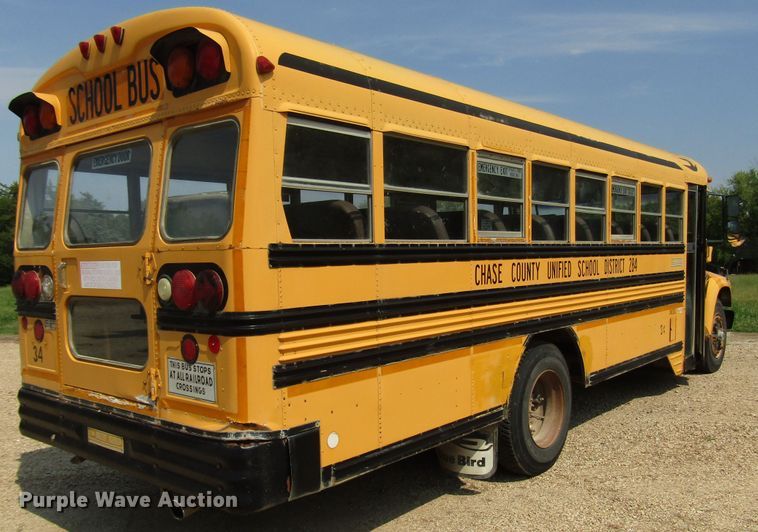image for item FO9341 1996 Ford B800 school bus