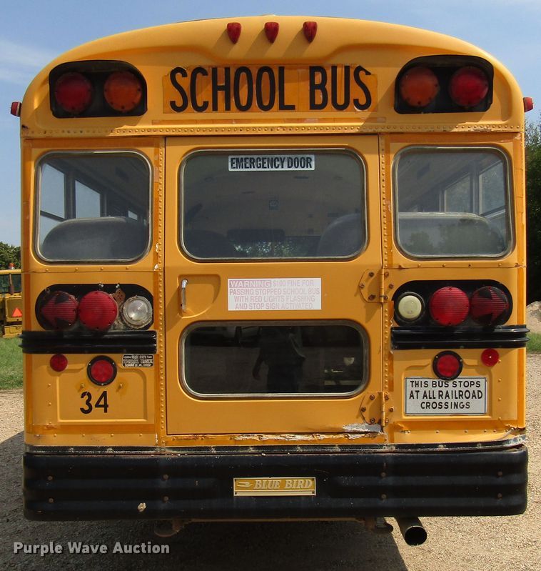 image for item FO9341 1996 Ford B800 school bus