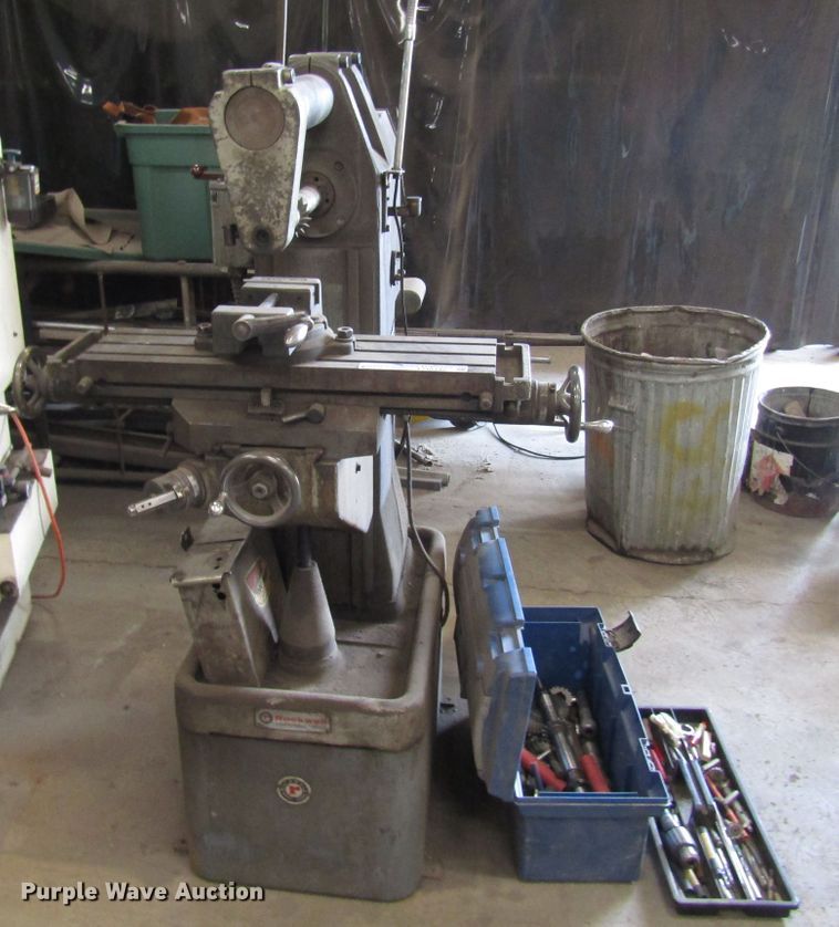 image for item FO9346 Rockwell 21-120 horizontal/vertical mill