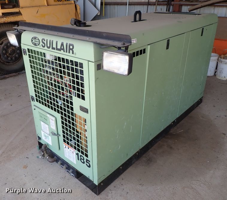 image for item GB9364 Sullair 185 air compressor