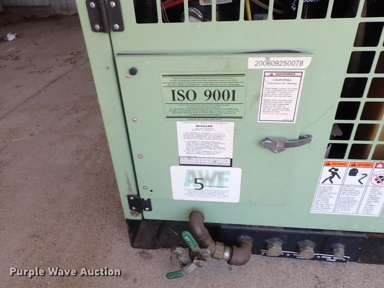 image for item GB9364 Sullair 185 air compressor