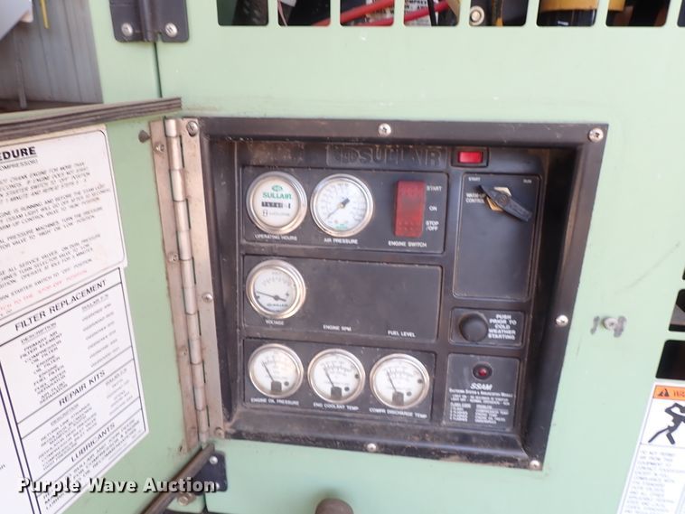 image for item GB9364 Sullair 185 air compressor