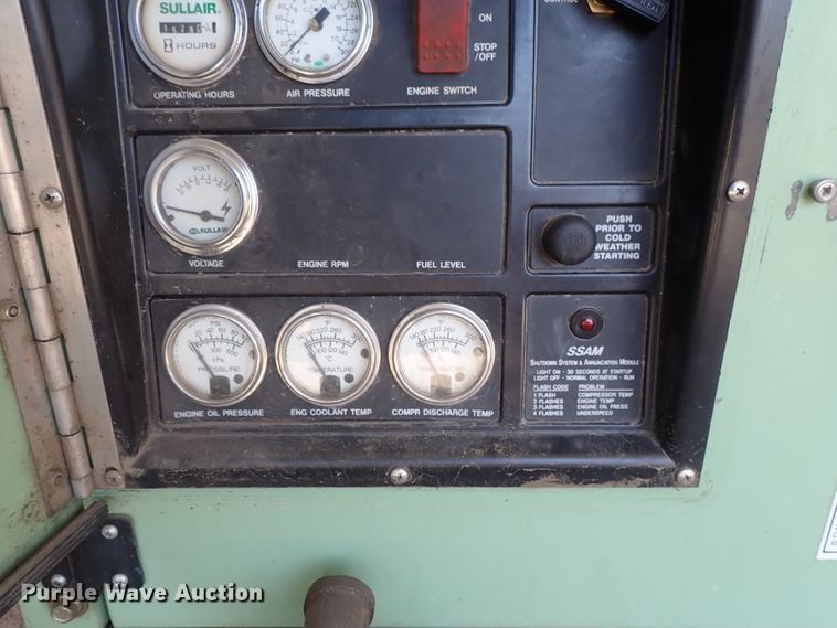 image for item GB9364 Sullair 185 air compressor