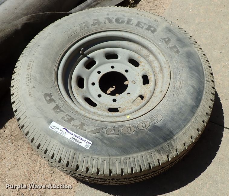 image for item GB9366 Goodyear 235/85R16 tire and wheel